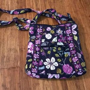 Vera Bradley Floral Nightingale Hipster crossbody